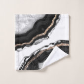 Agate Glitzer Glam #2 #gem Badhandtuch Set (Waschlappen)