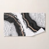 Agate Glitzer Glam #2 #gem Badhandtuch Set (Handtuch)