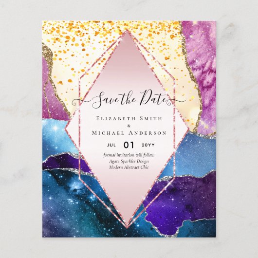 AGATE GLITZER Speichern Sie den Glamour-HAUSHALTSP (Vorderseite)