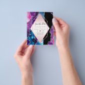 AGATE GLITZER Speichern Sie den Glamour-HAUSHALTSP Flyer (Gruppe)