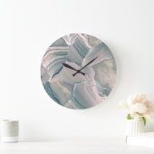 Agate Glow Große Wanduhr (Zuhause)