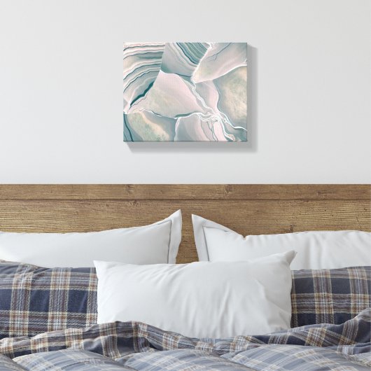 Agate Glow Leinwanddruck (Insitu (Schlafzimmer))