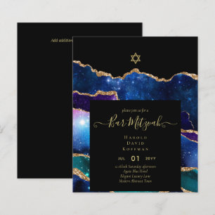 AGATE Gold BAR MITZVAH