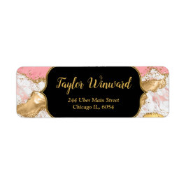 Agate: Gold und Rosa Sequins