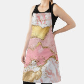 Agate: Gold und Rosa Sequins Schürze (InSitu)