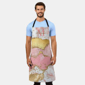 Agate: Gold und Rosa Sequins Schürze (Getragen)