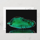 Agate Green - Achatgrün Postkarte (Vorne/Hinten)