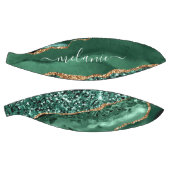 Agate Green Gold Glitzer Geode Marble Individuelle Basketball (Panele)