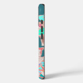 Agate grün lebende Koralle aquamarine Rose Gold Bl Case-Mate iPhone Hülle (Rückseite / Links)