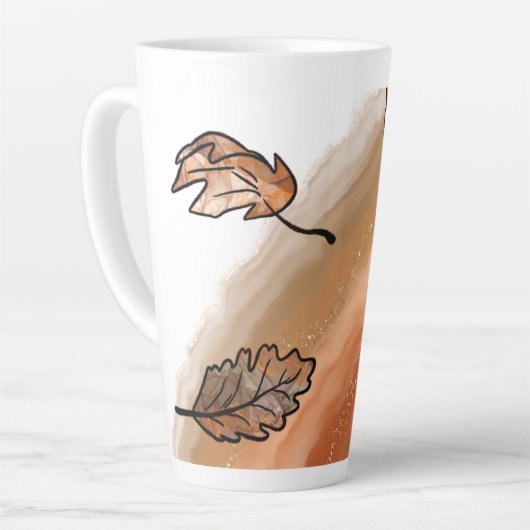Agate Herbstlaubs Milchtasse (Linke Ecke)