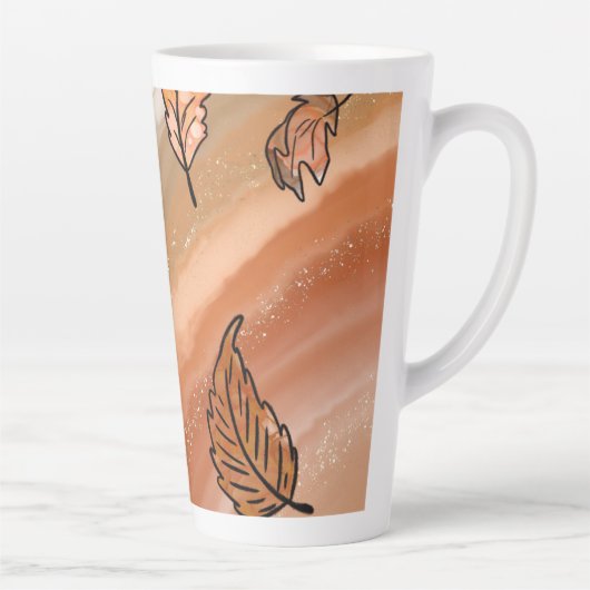 Agate Herbstlaubs Milchtasse (Rechts)