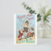 Agate Iron Ware Vintages Kochbuch und Art Postkarte (Stehend Vorderseite)