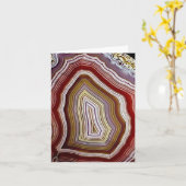 Agate Karte (Gelbe Blume)