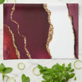 Agate liede vin und or geschirrtuch (Gefaltet)