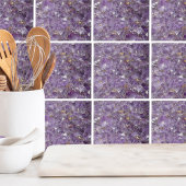 Agate Lila Crystal Fliese