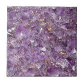 Agate Lila Crystal Fliese (Vorderseite)