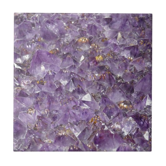 Agate Lila Crystal Fliese (Vorderseite)