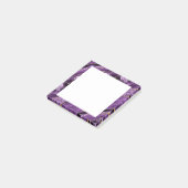 Agate Lila Gold Glitzer Marble Sticky Notes Post-it Klebezettel (angewinkelt)