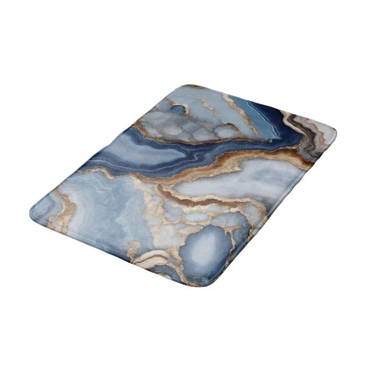 Agate Marble Bath Mat Badematte (Schrägansicht)
