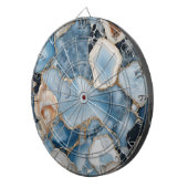 Agate Marble Dartboard Dartscheibe (Vorderseite rechts)