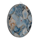 Agate Marble Dartboard Dartscheibe (Vorderseite Links)