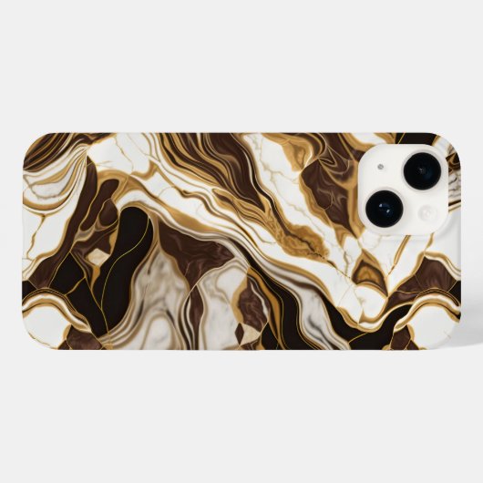 Agate Marble Inspiriert Luxury Texture Case-Mate iPhone Hülle (Rückseite (Horizontal))