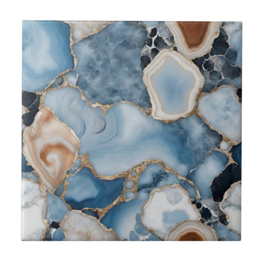 Agate Marble Keramik Tile Fliese (Vorderseite)