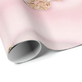 Agate Marble Modern Blue Pink Gold Collection Geschenkpapier (Rolleneckpunkt)