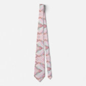 Agate Marble Modern Blue Pink Gold Collection Krawatte (Vorderseite)