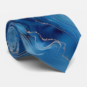 Agate Marble Neck Tie Krawatte (Gerollt)