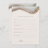 Agate Marble Stone Bridge zu Ratgeber Karte (Vorne/Hinten)