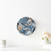 Agate Marble Wall Clock Runde Wanduhr (Zuhause)