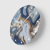 Agate Marble Wall Clock Runde Wanduhr (Winkel)