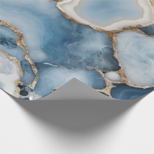 Agate Marble Wrapping Paper Geschenkpapier (Ecke)