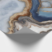Agate Marble Wrapping Paper Geschenkpapier (Ecke)