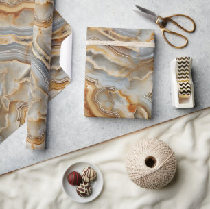Agate Marbled Texture Wrapping Paper Roll Geschenkpapier