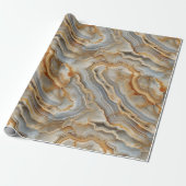 Agate Marbled Texture Wrapping Paper Roll Geschenkpapier (Ungerollt)