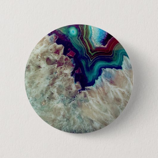 Agate multicolor button (Vorderseite)