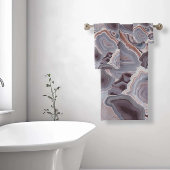 Agate Neutral Browns Stone Badhandtuch Set