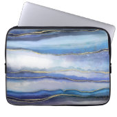 Agate Pattern Laptop Sleeve (Vorderseite)