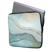 Agate Pattern Laptop Sleeve (Vorderseite Links)