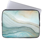 Agate Pattern Laptop Sleeve (Vorderseite)