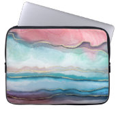Agate Pattern Laptop Sleeve (Vorderseite)