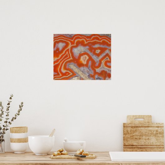 Agate-Probe Poster (Küche)