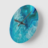 Agate Runde Wanduhr (Winkel)