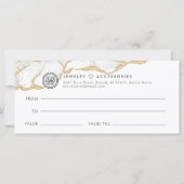 Agate Salon Store Geschenkgutschein (Rückseite)