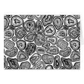 Agate-Scheiben in Schwarz-Weiß (Vorderseite (Horizontal))