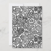 Agate-Scheiben in Schwarz-Weiß (Vorderseite)