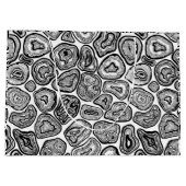 Agate-Scheiben in Schwarz-Weiß Große Geschenktüte (Rückseite)