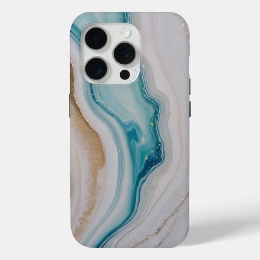 Agate Seascape Case-Mate iPhone Hülle (Rückseite)